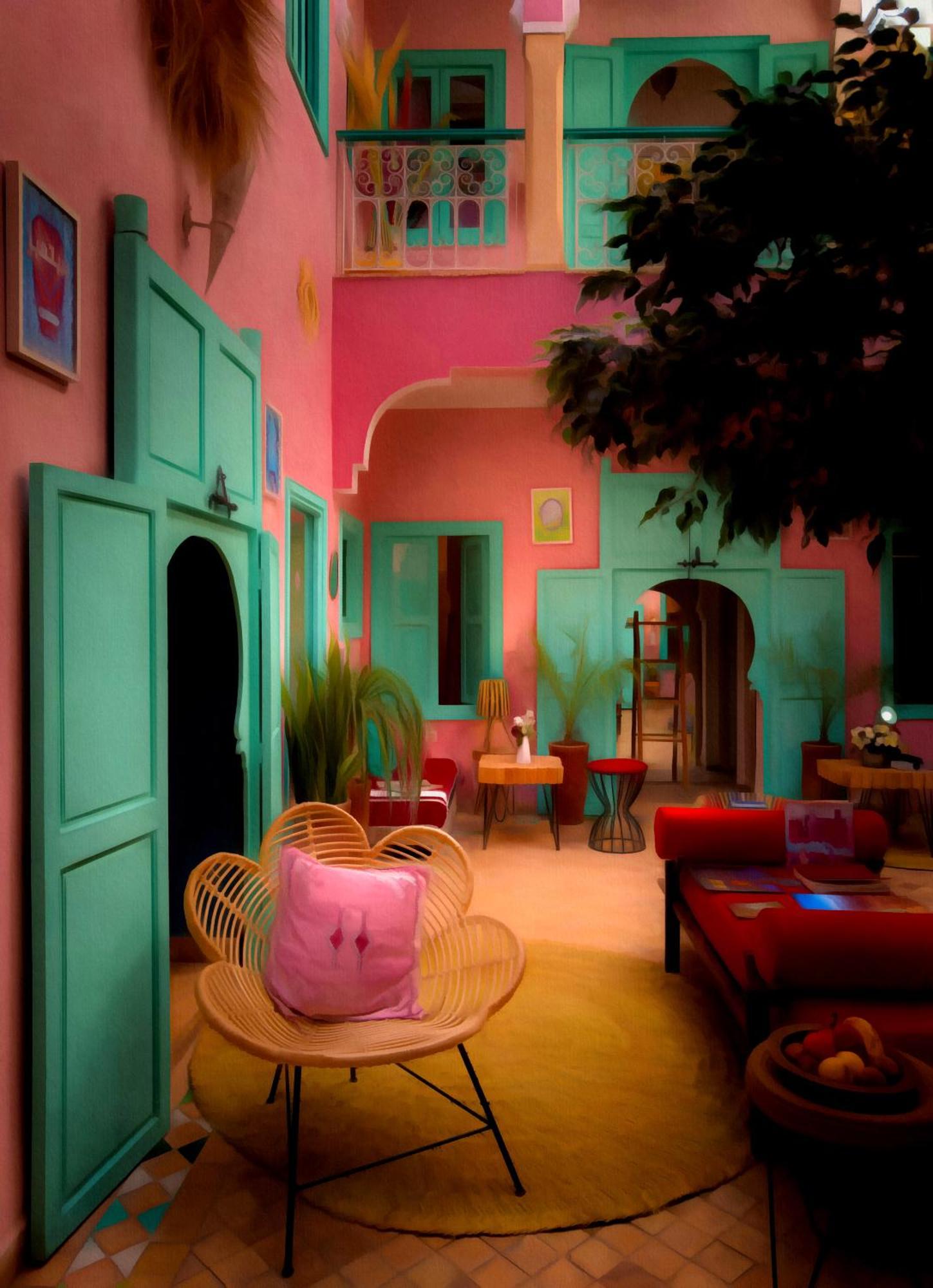 Riad Lauriers Blancs Марракеш Экстерьер фото